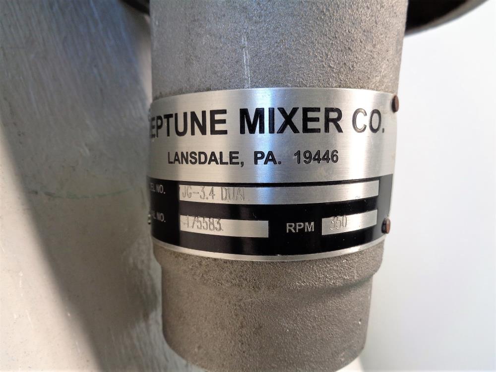 Neptune Portable Mixer JG-3.4 Dual with Gast Air Motor 4AM-NRV-50C